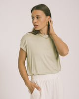 TILTIL Baillie Tee Sage Green One Size