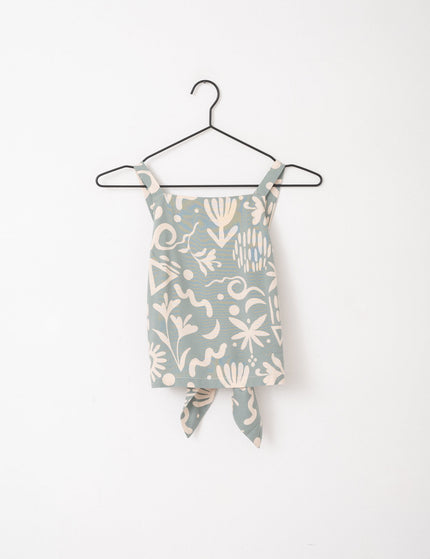 TILTIL Bonnie Crop Top Light Blue Print - Things I Like Things I Love