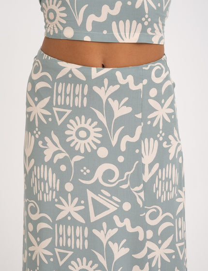 TILTIL Bonnie Skirt Light Blue Print - Things I Like Things I Love