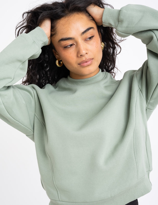 TILTIL Bowey Sweater Salvia Green - Things I Like Things I Love