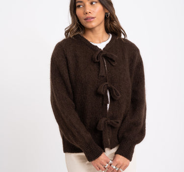 TILTIL Bowie Cardigan Brown - Things I Like Things I Love