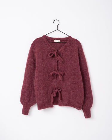 TILTIL Bowie Cardigan Burgundy One Size - Things I Like Things I Love