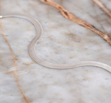 TILTIL Bracelet Silver Francy Flat Snake - Things I Like Things I Love