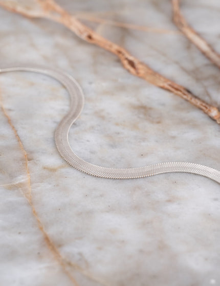 TILTIL Bracelet Silver Francy Flat Snake - Things I Like Things I Love