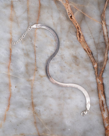 TILTIL Bracelet Silver Francy Flat Snake - Things I Like Things I Love