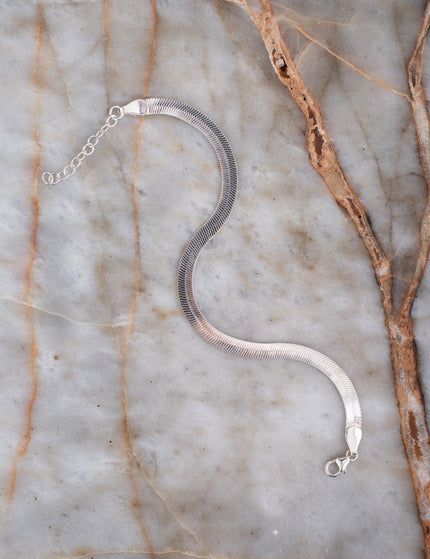 TILTIL Bracelet Silver Francy Flat Snake - Things I Like Things I Love