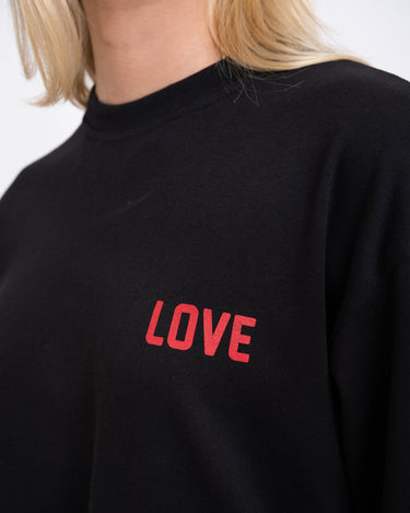 TILTIL Cat Longsleeve Black Red - Things I Like Things I Love