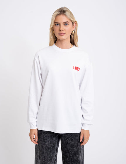 TILTIL Cat Longsleeve White Red - Things I Like Things I Love