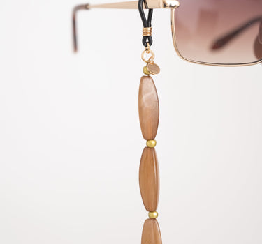 TILTIL Chain Sunglass Sara Bead Brown - Things I Like Things I Love