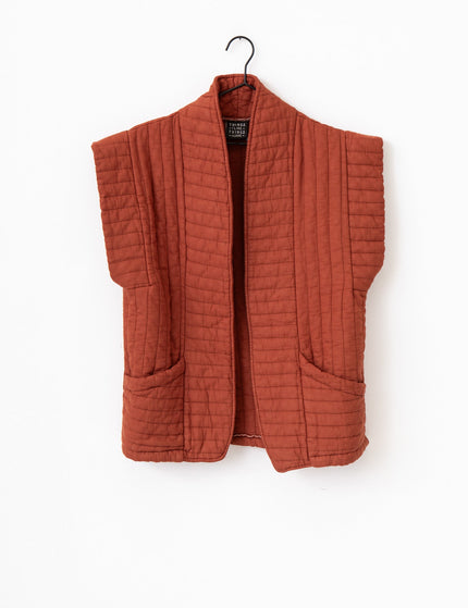 TILTIL Charley Gilet Dark Rust One Size - Things I Like Things I Love