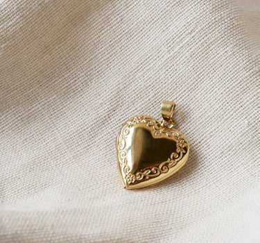 TILTIL Charm Goldplated Big Heart - Things I Like Things I Love