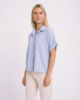 TILTIL Ciara Bluse Indigo Blau