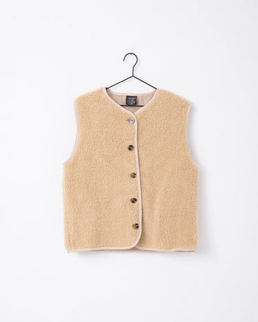 TILTIL Coco Gilet Teddy Beige One Size - Things I Like Things I Love