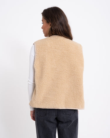 TILTIL Coco Gilet Teddy Beige - Things I Like Things I Love