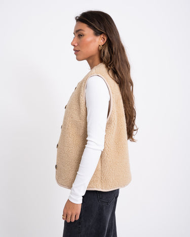 TILTIL Coco Gilet Teddy Beige - Things I Like Things I Love