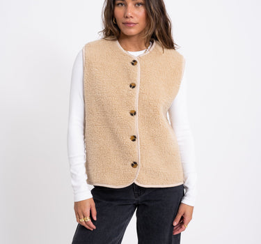 TILTIL Coco Gilet Teddy Beige - Things I Like Things I Love