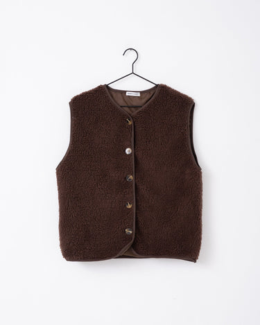 TILTIL Coco Gilet Teddy Brown One Size - Things I Like Things I Love