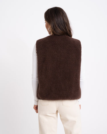 TILTIL Coco Gilet Teddy Brown One Size - Things I Like Things I Love