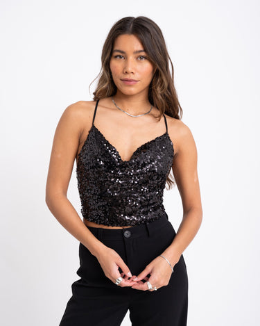 TILTIL Dana Sequin Top Glitter One Size - Things I Like Things I Love