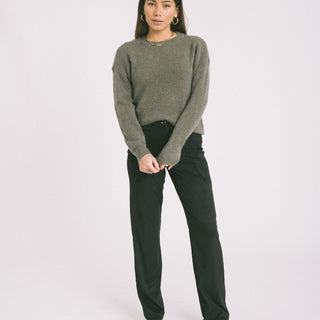 TILTIL Davi Suede Pants Black - Things I Like Things I Love