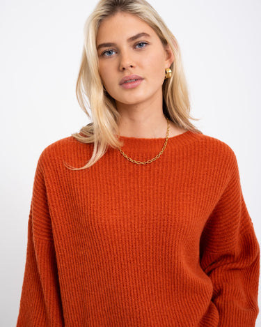 TILTIL Dunya Knit Orange Rust - Things I Like Things I Love