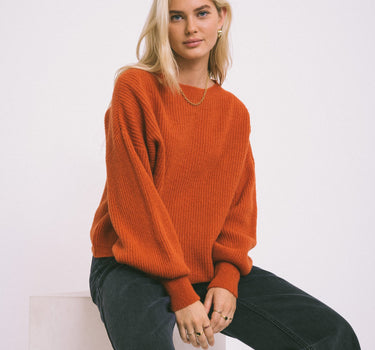 TILTIL Dunya Knit Orange Rust - Things I Like Things I Love