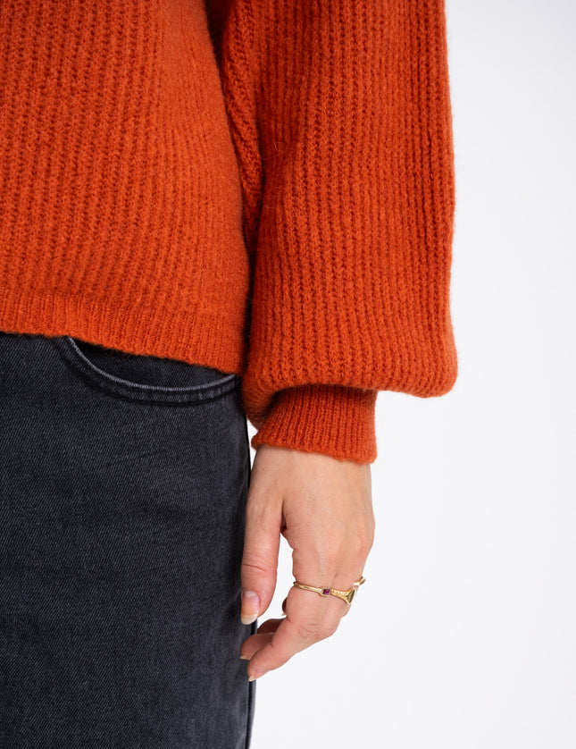 TILTIL Dunya Knit Orange Rust - Things I Like Things I Love