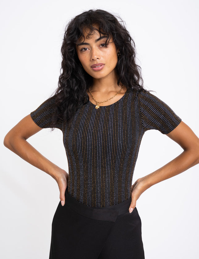 TILTIL Ella Body Black Gold Stripe - Things I Like Things I Love