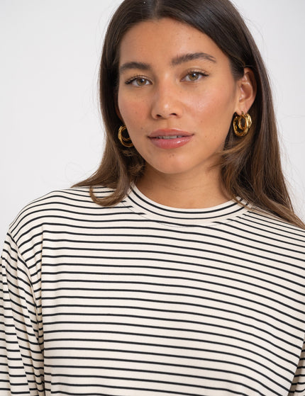 TILTIL Emma Longsleeve Off - white Black Stripe - Things I Like Things I Love