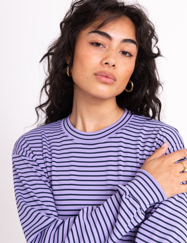 TILTIL Emma Longsleeve Purple Stripe - Things I Like Things I Love