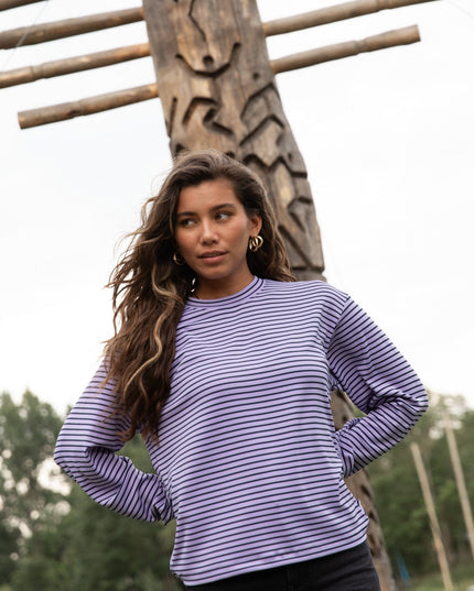 TILTIL Emma Longsleeve Purple Stripe - Things I Like Things I Love