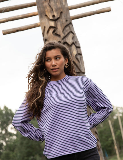 TILTIL Emma Longsleeve Purple Stripe - Things I Like Things I Love