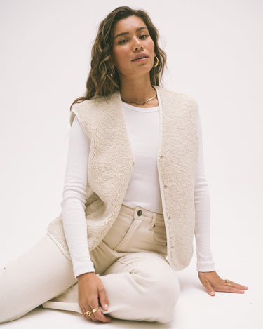 TILTIL Esmay Gilet Teddy Beige - Things I Like Things I Love