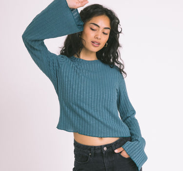 TILTIL Farah Cropped Top Petrol - Things I Like Things I Love