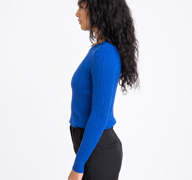 TILTIL Gaby Cable Knit Cobalt - Things I Like Things I Love