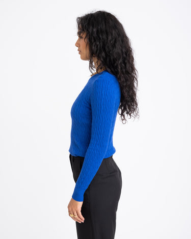 TILTIL Gaby Cable Knit Cobalt - Things I Like Things I Love