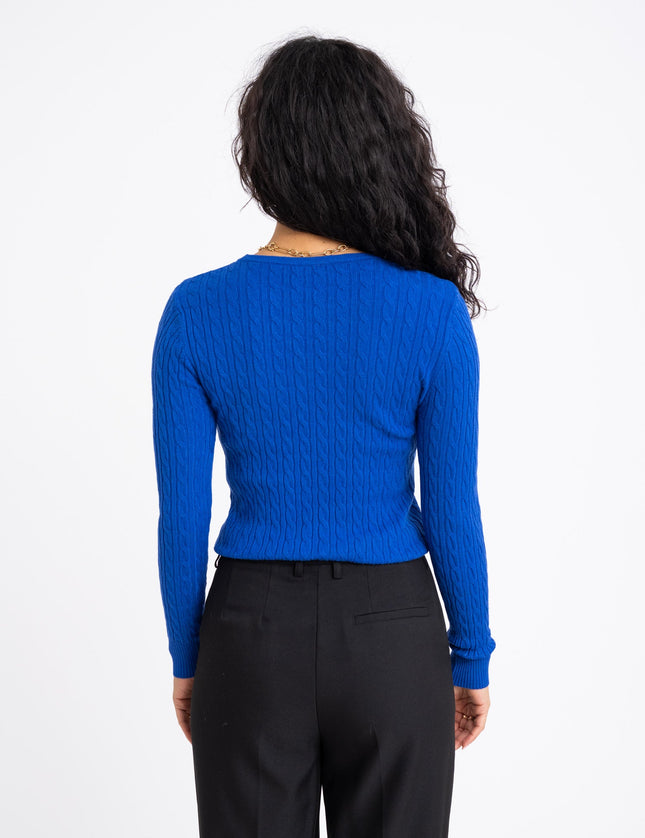 TILTIL Gaby Cable Knit Cobalt - Things I Like Things I Love