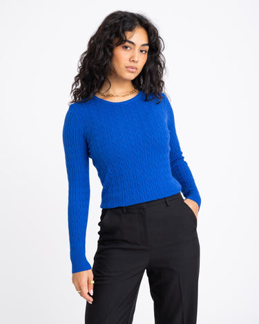 TILTIL Gaby Cable Knit Cobalt - Things I Like Things I Love