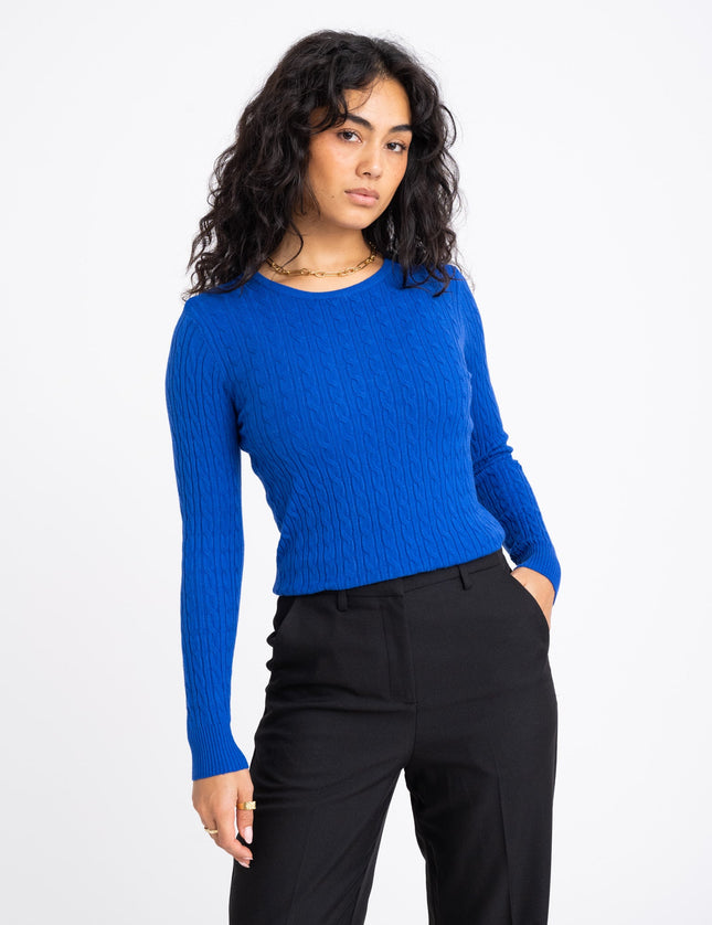 TILTIL Gaby Cable Knit Cobalt - Things I Like Things I Love