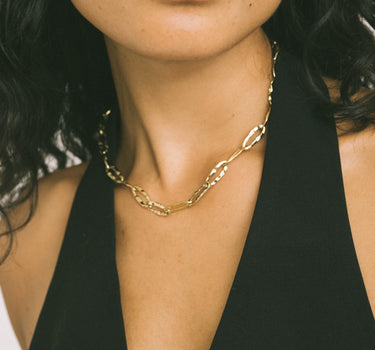 TILTIL Goldplated Necklace Rhode Chunky - Things I Like Things I Love