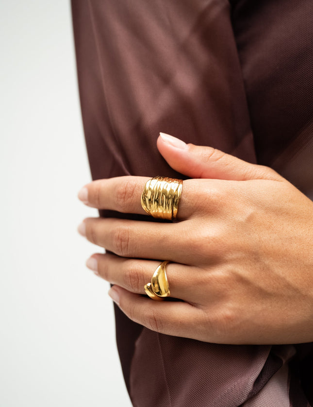 TILTIL Goldplated Ring Elly Gold - Things I Like Things I Love