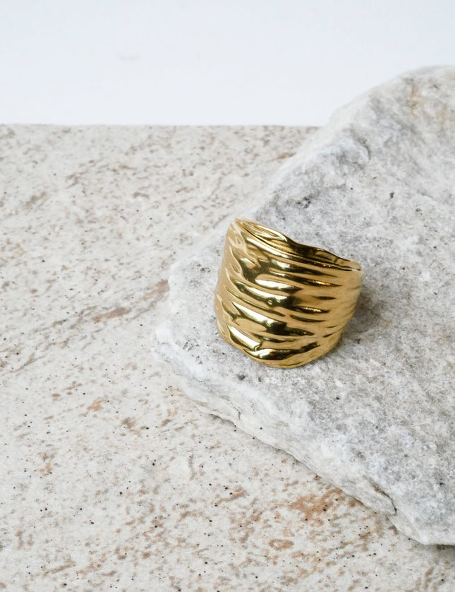 TILTIL Goldplated Ring Elly Gold - Things I Like Things I Love