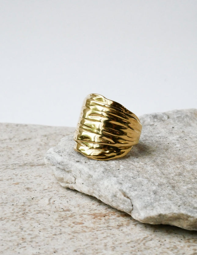 TILTIL Goldplated Ring Elly Gold - Things I Like Things I Love