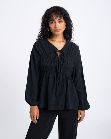 TILTIL Jeanette Blouse Hydro Black One Size - Things I Like Things I Love