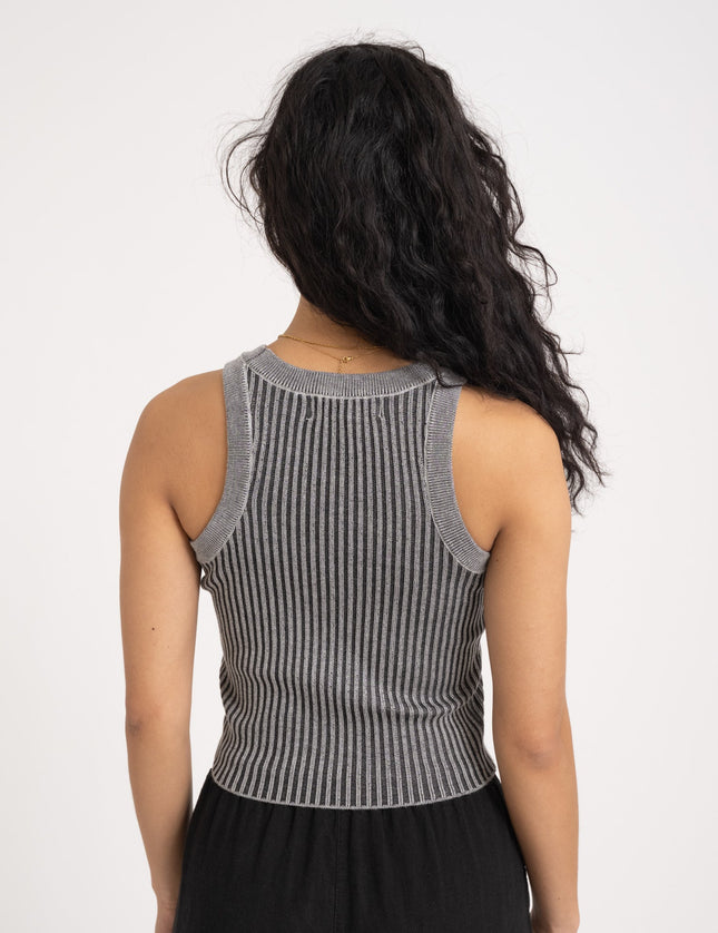 TILTIL Kayla Knit Top Washed Black - Things I Like Things I Love