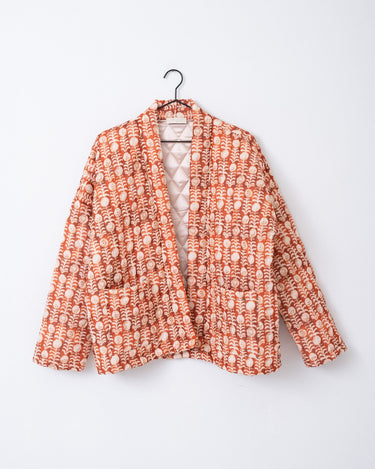 TILTIL Keil Kimono Rust Cream Print One Size - Things I Like Things I Love