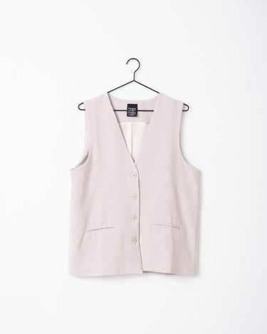 TILTIL Lieke Gilet Beige One Size - Things I Like Things I Love