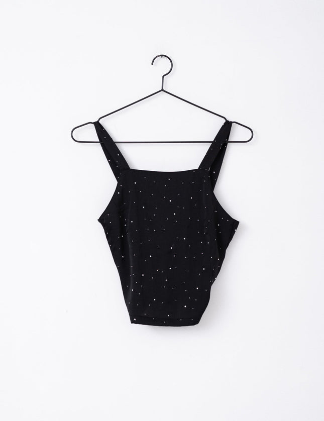 TILTIL Lilian Black Glitter Top - Things I Like Things I Love