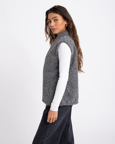 TILTIL Lily Gilet Melange Grey - Things I Like Things I Love