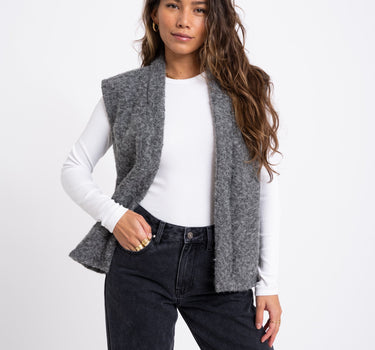 TILTIL Lily Gilet Melange Grey - Things I Like Things I Love